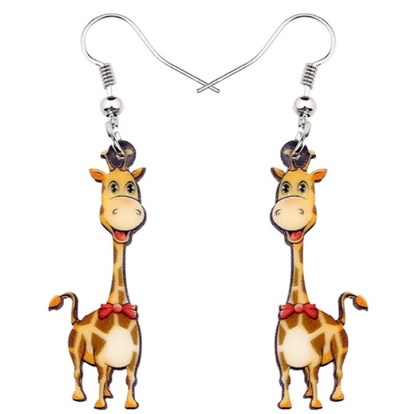 Jewelry - Giraffe Acrylic Earrings